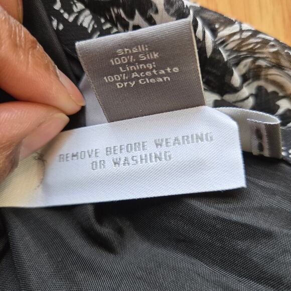 NWOT Ann Taylor Women Silk Floral Tiered Skirt 14 Sheer Whimsigoth Fairy Cottage - Picture 7 of 9